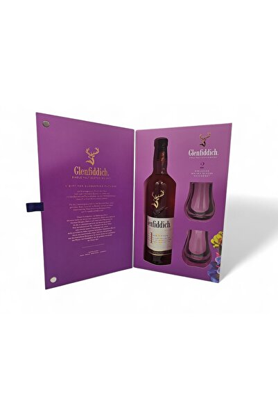 Glenfiddich 15 Ani Small Batch cu 2 pahare 40%, 0.7L