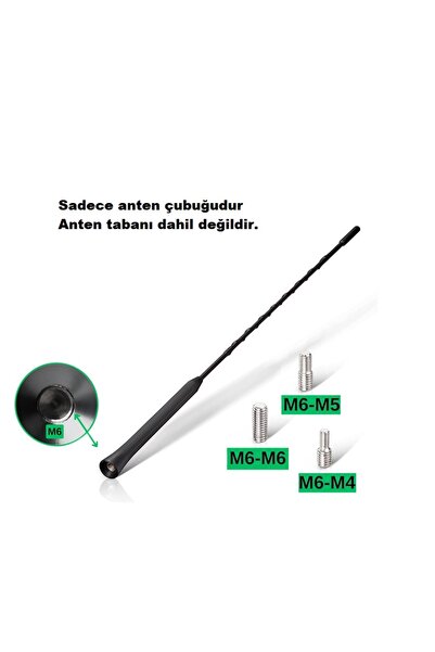 KOTO Renault Megan 2 Çubuk Tavan Anteni Oto Tepe Anten Yüksek Çekim Araç Radi...