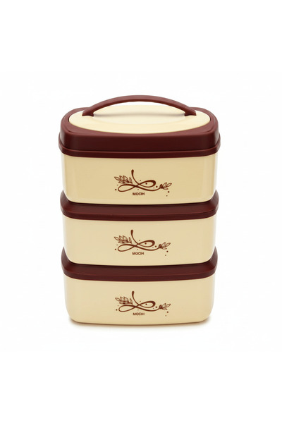 Milton Travel Mate Stackable 3-Tier Insulated Casserole Set - 1500 ml × 3 - A...