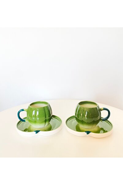 stilinbu Double Ceramic Pumpkin Cup