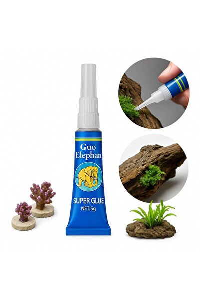 Classica Adeziv acvariu plante pietre decor Aquascaping Super Glue 5g
