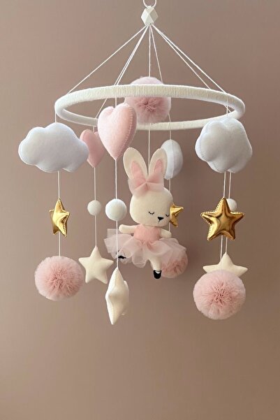 EFSBABY Kız Bebek Odası Bebek Beşiği Dönencesi Bebek Odası Dekorasyon