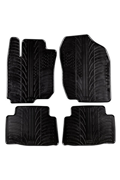 Gledring 0263 Πατάκια Αυτοκινήτου για Toyota RAV4 2005-2013, Μαύρα, 4 Τεμάχια...
