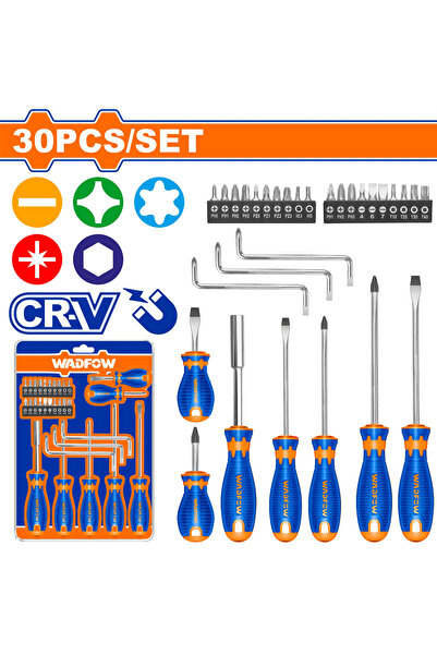 WADFOW 30 Pcs screwdriver set