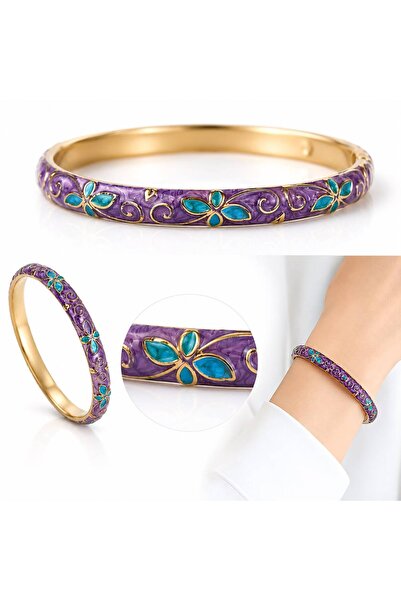 Mervişim Aksesuar Summer Trend Enameled Steel Special Motif Design Bracelet P...
