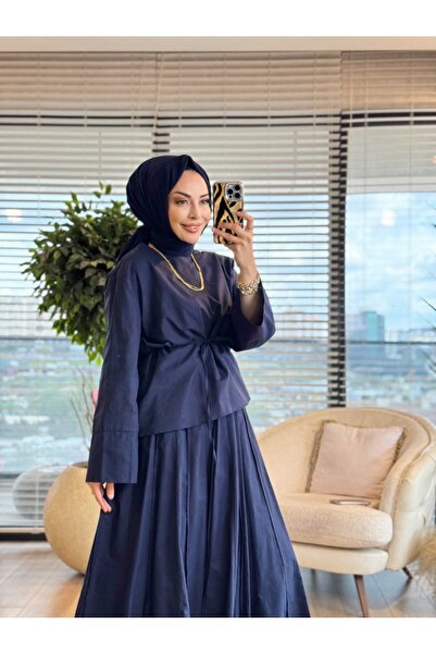 ALANURMODA 24402 Sandra Blouse Navy Blue