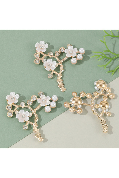 asc.home 6 Pcs Plum Blossom Cup Napkin Accessory Gold. (It Has No Needle on t...