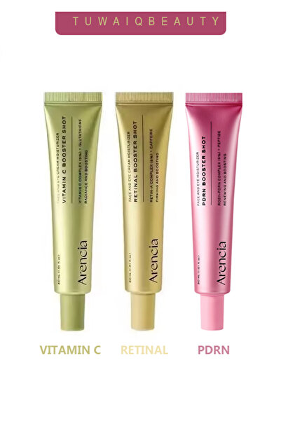 Arencia Vitamin C -Retinal-Bderen Booster Set for Skin Care