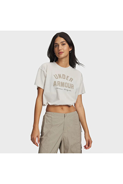 Under Armour Bungee Women's White Polo Neck T-Shirt