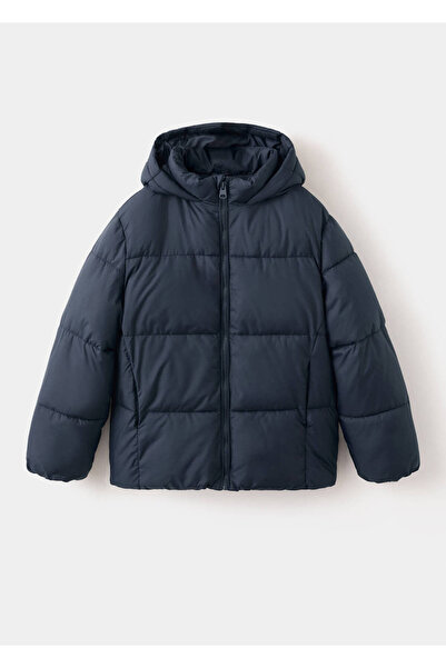 MANGO Kids Kapüşonlu kapitone anorak