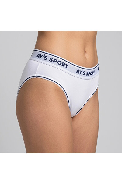 AYS Women's Sports Bikini White 6-Pack