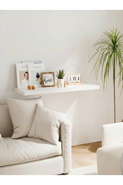 The Living 120cm k Floating Wall Storage Shelf | Straight Invisible Bracket S...