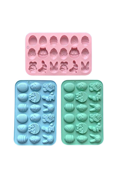 OEM Forme din silicon pentru ciocolata, Set 3 Bucati