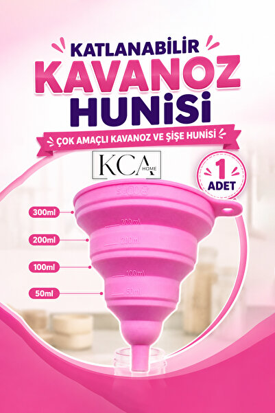 KCA HOME Katlanabilir Kavanoz Hunisi, Çok Amaçlı Kavanoz ve Şişe Hunisi, Prat...