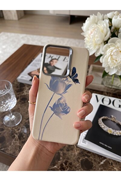 Hatreds Redmi 13C Deri Dokulu Desenli Kamera Korumalı Darbe Emici Silikon Tel...