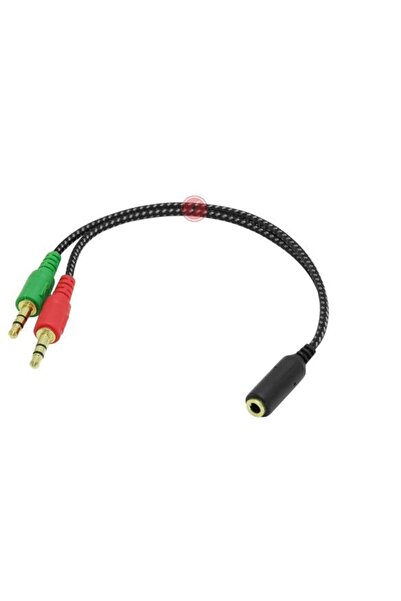 Universal كابل فريسبي FA-6624AC 2x3.5 ملم ستيريو ذكر إلى 4 دبابيس 3.5 ملم ستي...