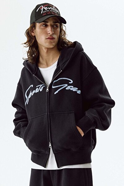 H&M Oversized Fit Zip-through hoodie
