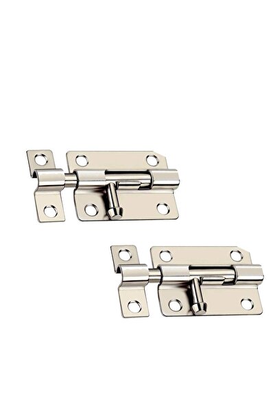 Generic 2 Packs Of Door Security Slide Latch Lock, Heavy Duty Solid Thicken S...