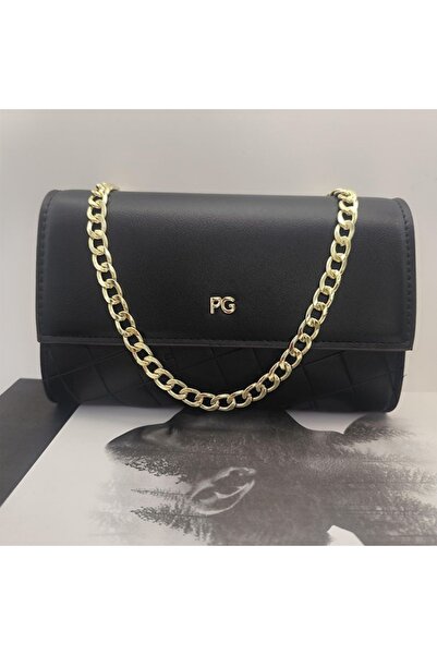 PG1 Exquisite Fashion Chain Bag Women's Shoulder Bag Letter Printed Buckle De...