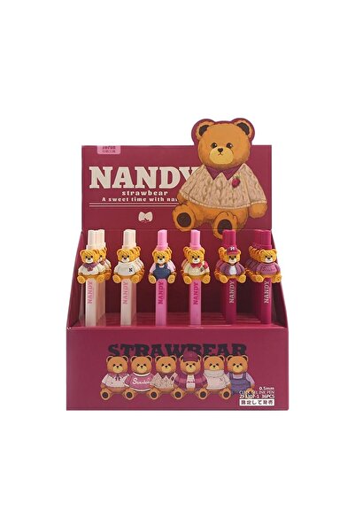 CRESCO Pixuri gel Nandy Strawbear set 36 buc 0,5mm