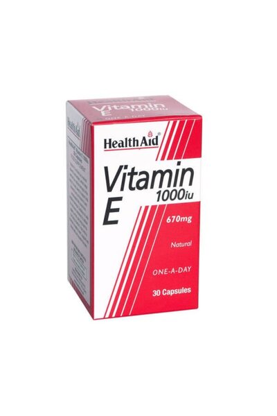 Healthaid HEALTH AID Βιταμίνη Ε 1000IU 30 Κάψουλες