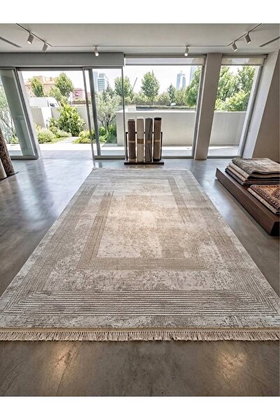 Merinos Vincent Still 39402 032 Leke Tutmaz, Tozumaz Yumuşak Modern Halı Salo...