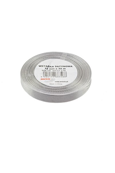OEM Panglica satinata, Brewis, 12mmx32m, Argintiu