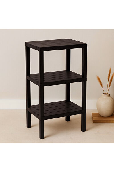 magicool 3-Shelf Plastic Modular Unit Black