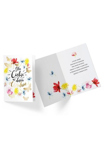 KUKARTKA Felicitare B6 multicolor cu plic decorat