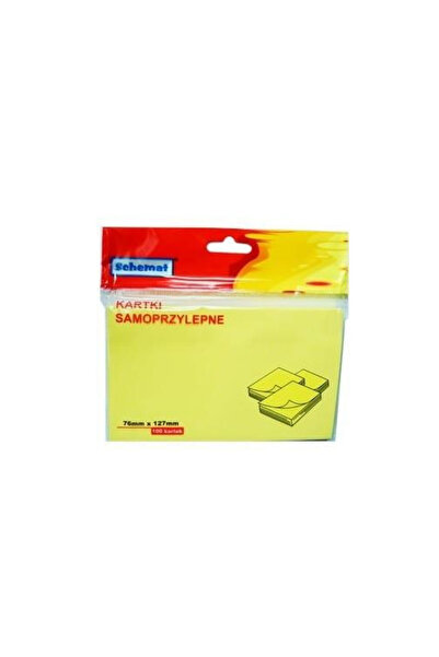 Schemat Biletele autoadezive / notite Schemat, format 76x127 mm, hartie, galb...