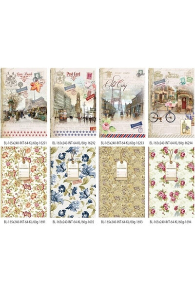 Fresh Caiet decorativ 165x240 mm, 64 pagini dictando, modele asortate