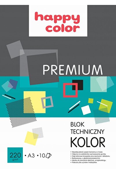 HAPPY COLOR Hartie colorata Happy Color, A3, 10 coli, Multicolor