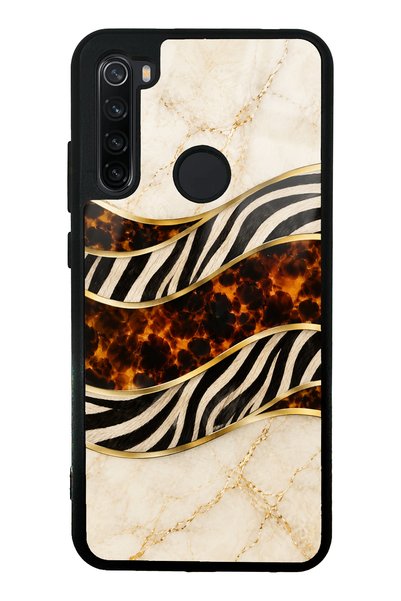 Spoyi حافظة هاتف Xiaomi Redmi Note 8 بتصميم Ivory Safari لامعة