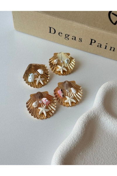 gozdeasutayaccessory Sea shell earrings
