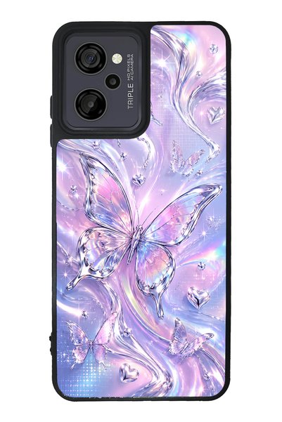 Spoyi Casper M45 Iridescent Dream Butterfly Design Glossy Phone Case
