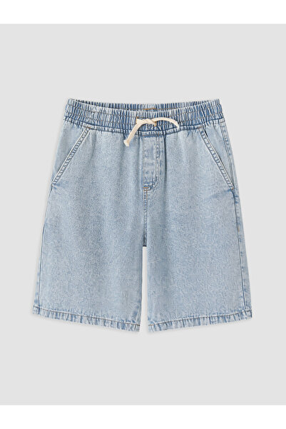 LC Waikiki Elastic Waist Boys' Denim Shorts