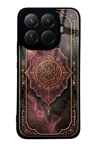 Spoyi Xiaomi Mi 15t Pro Rosewood Ottoman Medallion Design Glossy Phone Case