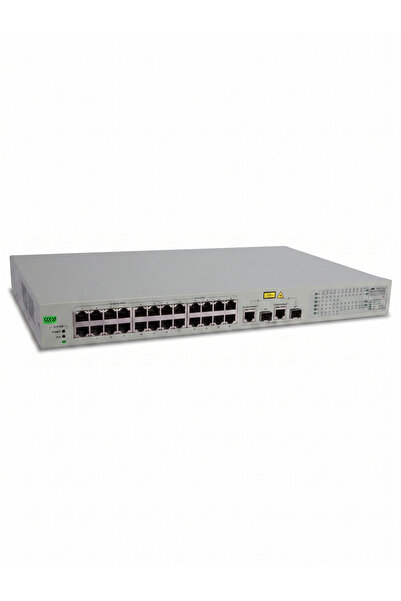 Allied Telesis AT-FS750/24POE 24-Port Fast Ethernet + 2-Port Gigabit Smart Po...