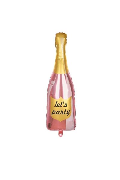 Baloane Vesele Balon Sticla Sampanie Rose Gold Party 100cm BL105