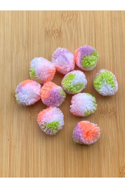 Lorin hobi Wool Pom Poms 10 Pieces