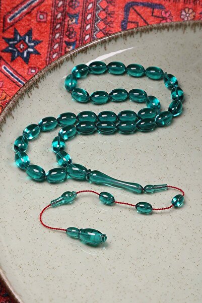 TESBİHKENTİ Mahmut Başkale Handmade Fire Amber Prayer Beads