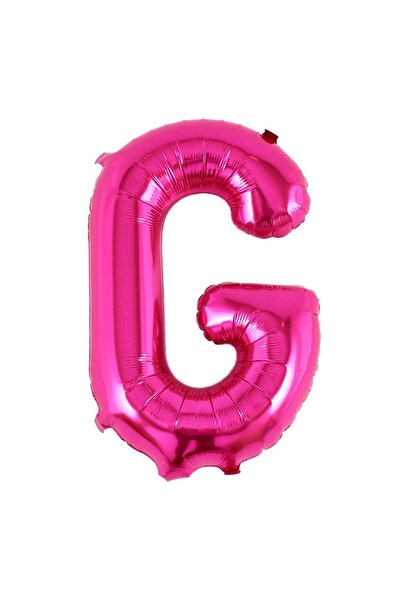 Baloane Vesele Balon Folie Litera G Roz 40 cm LTR7-G