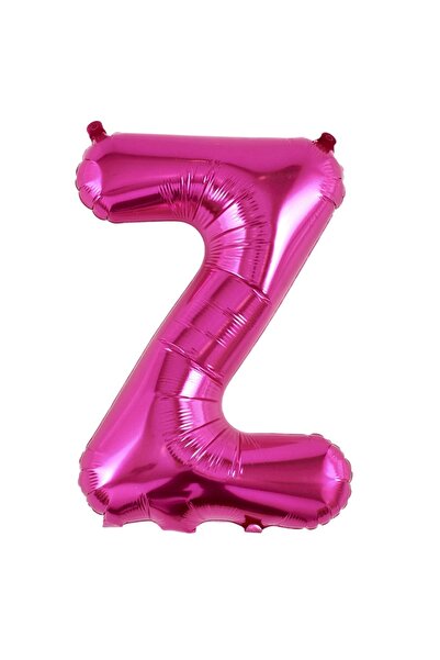 Baloane Vesele Balon Folie Litera Z Roz 40 cm LTR7-Z