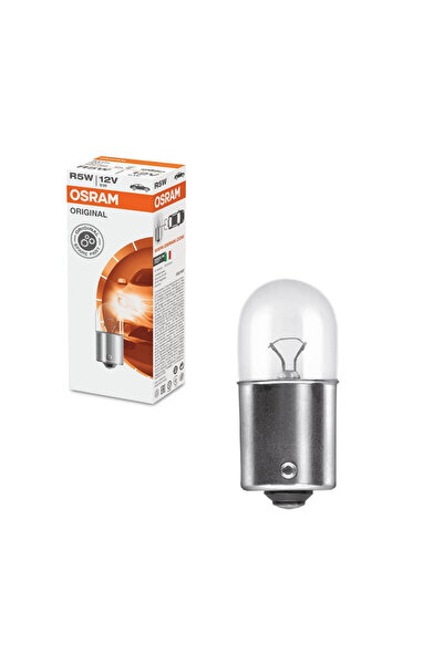 Osram Λάμπα Αλογόνου R5W BA15S 12V 5W Πίνακας 5007 1 Τεμάχιο (CAR0015493)