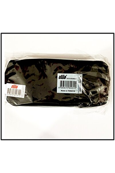 Stilo Pencil Bag Single Compartment Black