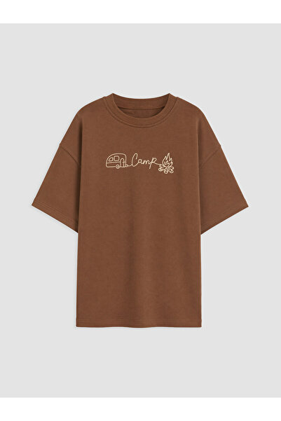 LC Waikiki Crew neck printed boys' t-shirt
