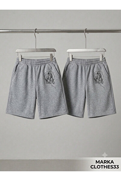 Gutsy 2-Pack Shorts Thin Summer Sweat-Absorbing Women's Face Printed Women's ...