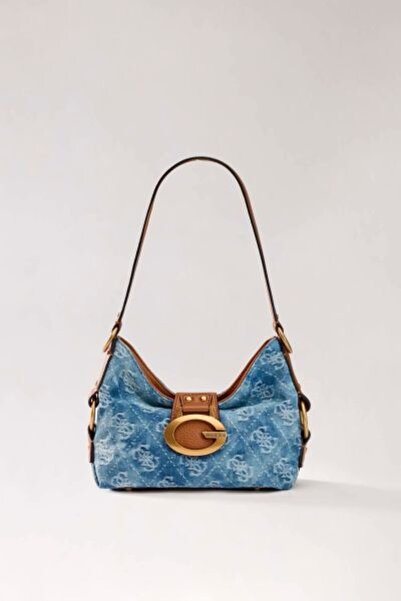 Guess CAMDEN MAVİ KADIN MINI OMUZ ÇANTASI