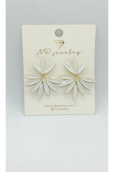ndjewelry أقراط لؤلؤية مزهرة