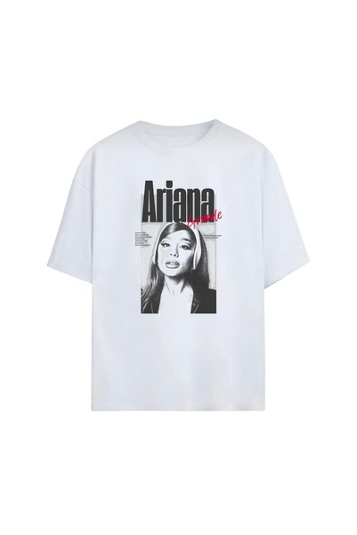 Grafftee Clothing Ariana Grande Design Printed Premium Unisex Cotton T-Shirt ...